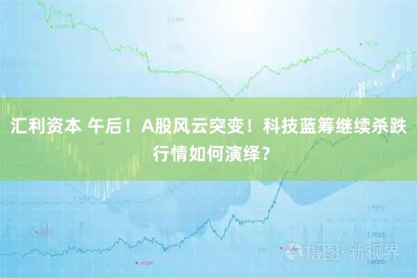 汇利资本 午后！A股风云突变！科技蓝筹继续杀跌 行情如何演绎？