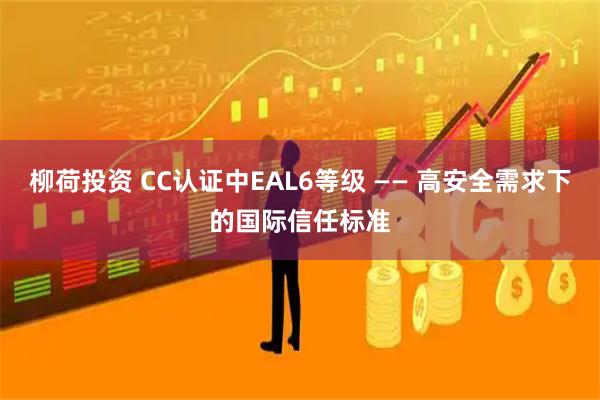 柳荷投资 CC认证中EAL6等级 —— 高安全需求下的国际信任标准